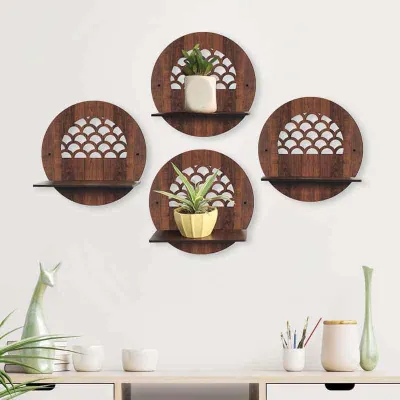 3D Wall Shelf Round Shape